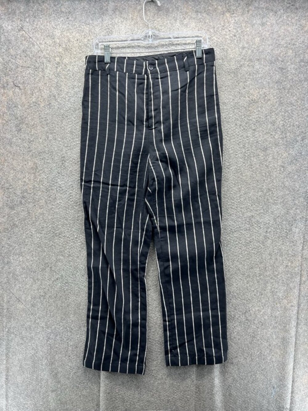 Reformation Dress Pants Womens 4 Black Striped Slim Straight Pockets Office